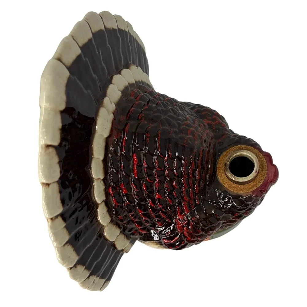 Vintage 1978 Wild Turkey No 8 Ceramic Decanter Austin Nichols 101 Proof Empty